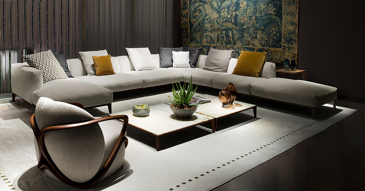 Диван ATON GIORGETTI 67407 + 67442 + 67405 + 67401 