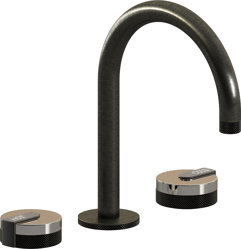 E-11512-R1PN-L1BK-BOX Смеситель для умывальника на 3 отвертия GRAFF MOD+