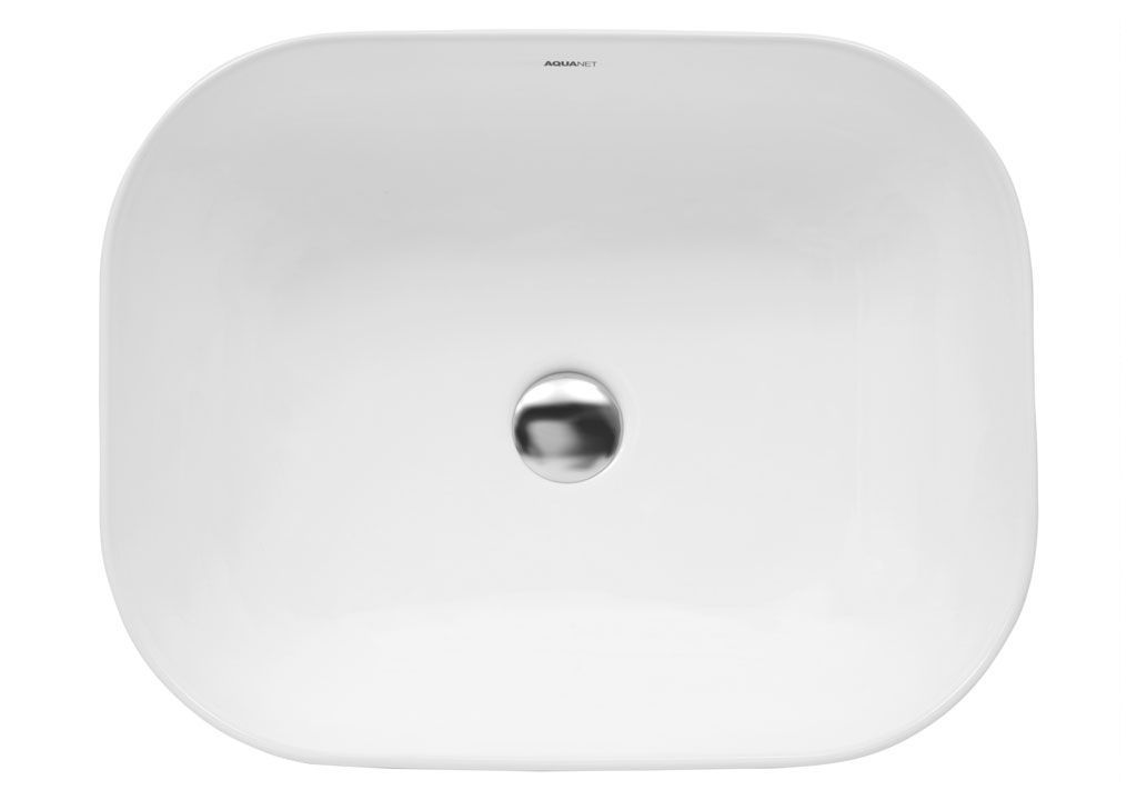 LAKE1 Накладная раковина на столешницу  овальная Aquanet  - Вид №2