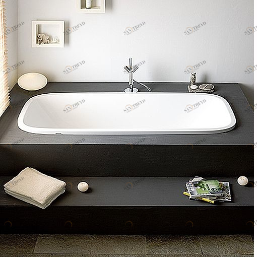 Ванна встраиваемая SINGLEBATH UNO 176 см с аэромассажем Deluxe HOESCH 3687