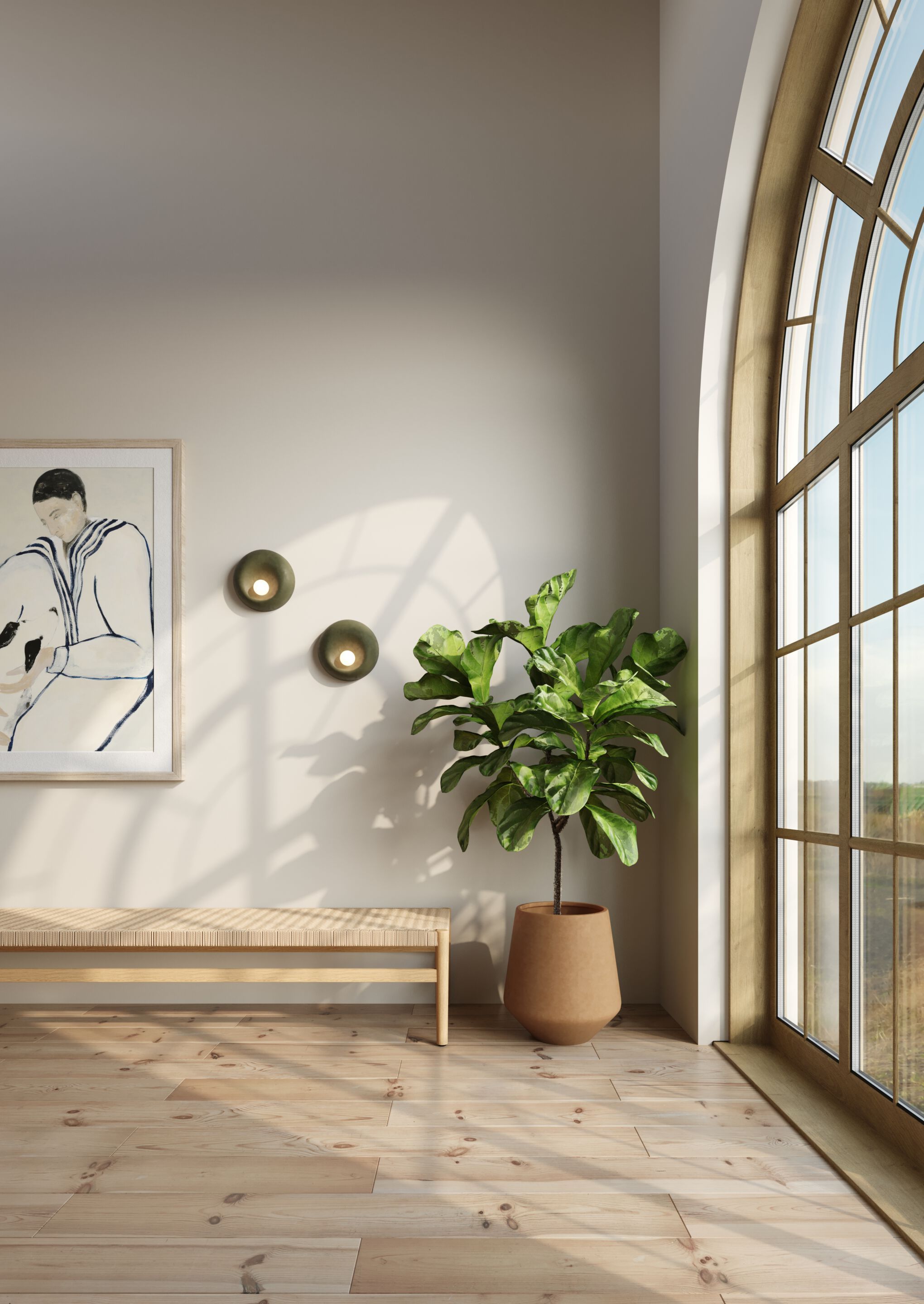 Керамическая настенная лампа LOBO Atelier DROVA ARCH-00000022 - Вид №4