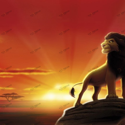 1-418-The-Lion-King Фотообои Komar Disney 0.73х2.02 м 1418THELIONKING