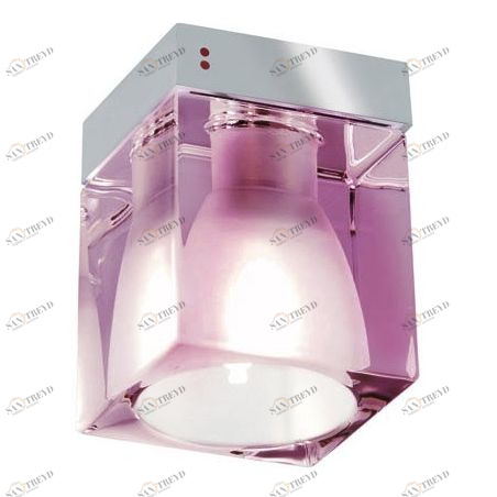 Светильник настенно-потолочный розовый Fabbian D28G0200 Rosso FABBIAN  00-3882608 Розовый 