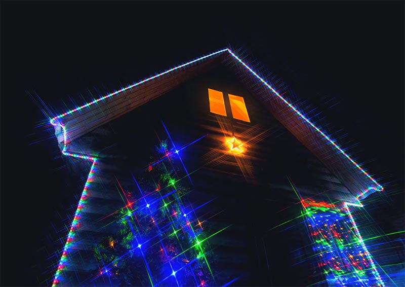 Новогодний набор для украшения дома разноцветный "Standard" 5 предметов SUPERNW ГИРЛЯНДЫ, ГИРЛЯНДЫ И ОСВЕЩЕНИЕ 097676 Разноцветный  - Вид №2