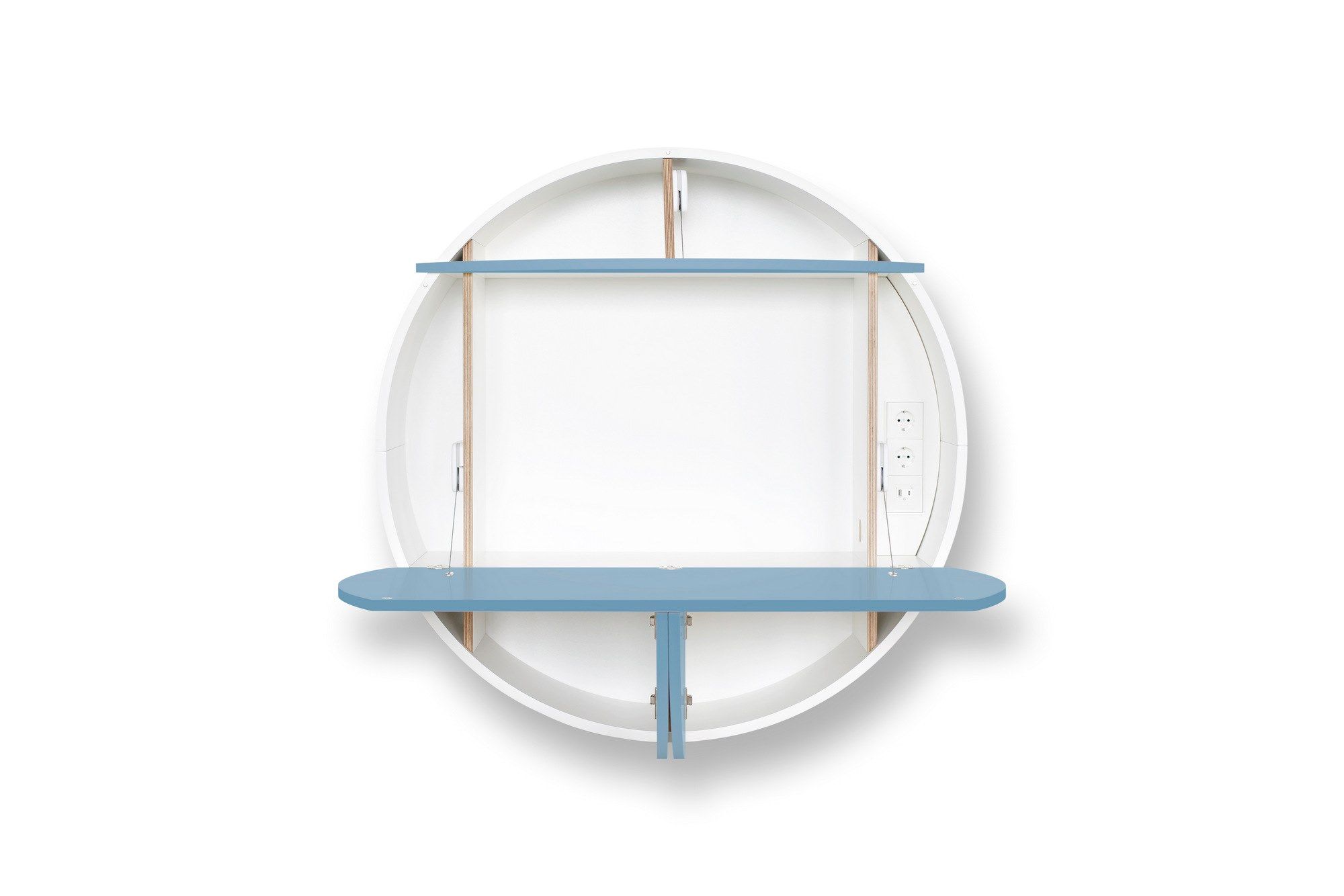 Деревянный подвесной письменный стол для ПК с откидными дверцами EMKO PILL EXTRA ARCH-00125892 - Вид №18