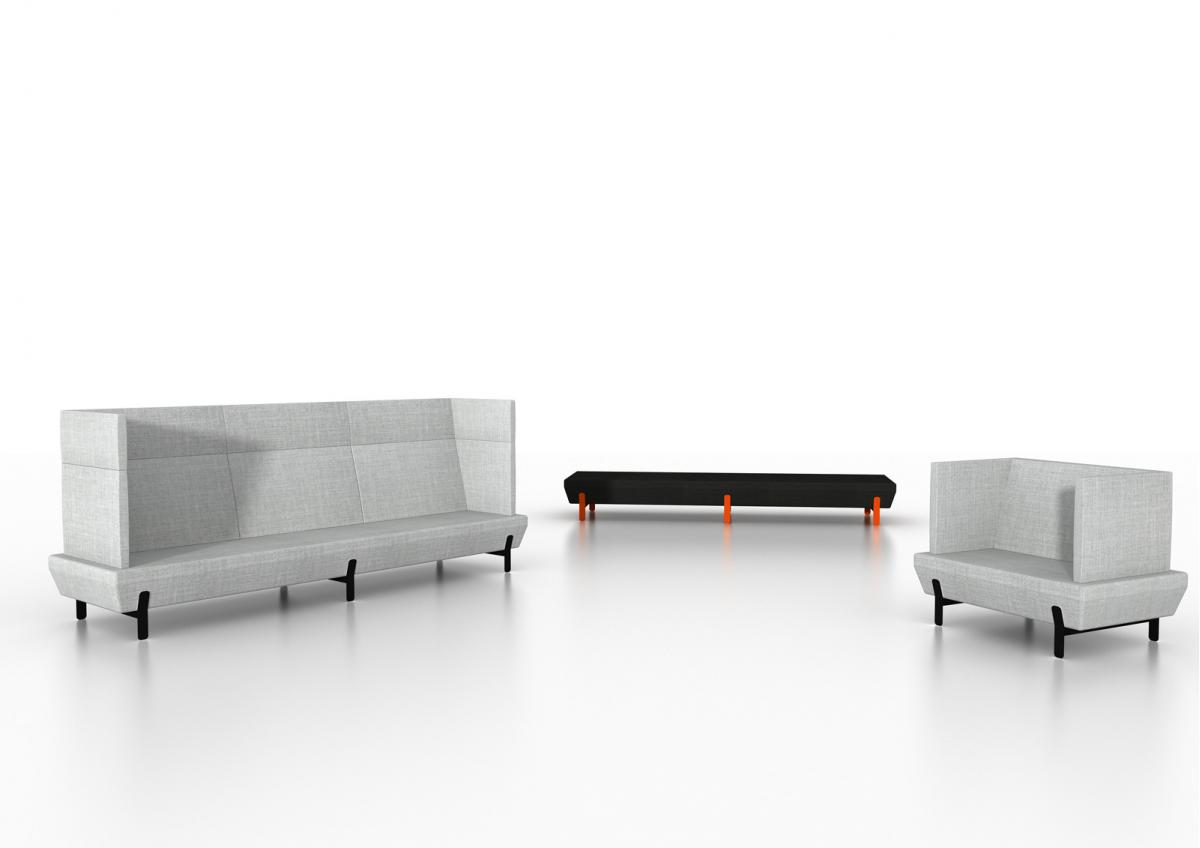 007153 Скамейка Viccarbe Platform 