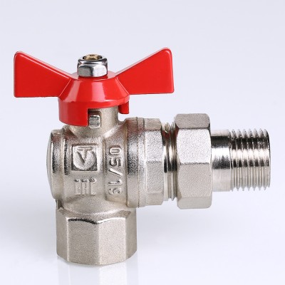 VT.228.N.05 Кран шаровой VALTEC BASE угловой с полусгоном Valtec 3/4"  - Вид №8