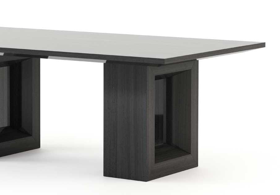 Прямоугольный обеденный стол из шпона Stylish Club ARCH-00082407 - Вид №1