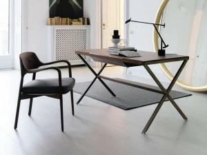 Porada Прямоугольный стол из орехового дерева Iron