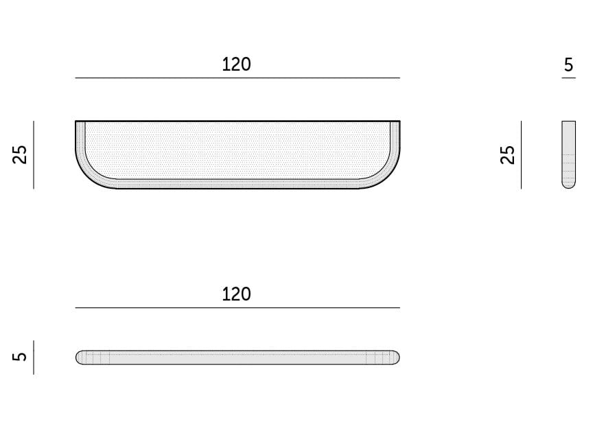 Полка из переработанного полистирола Punto Zero штопки ARCH-00008515 - Вид №1