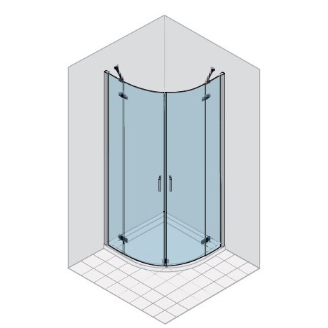 GR2P Vertica collection Душевая кабина DUKA 44997 - Вид №1