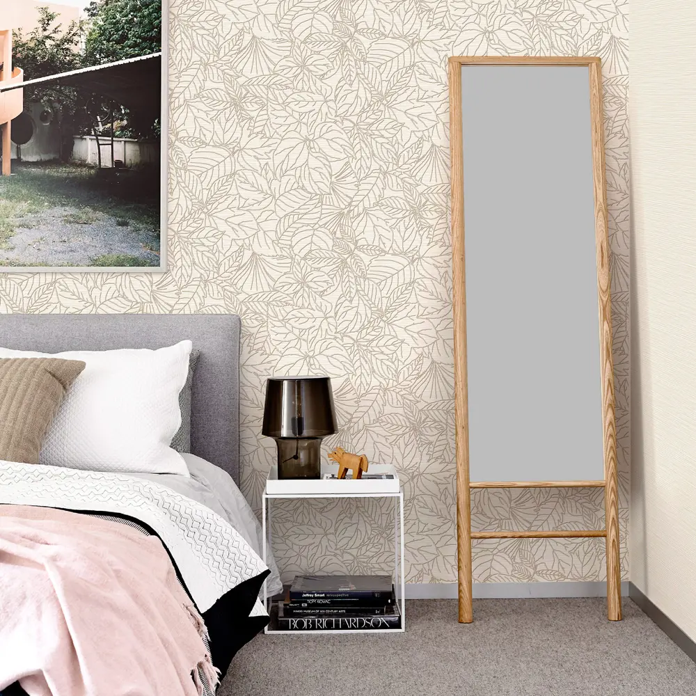 Обои флизелиновые Ornamy Hanna белые 1.06 м 8008-00 STLM-2105644 - Вид №3