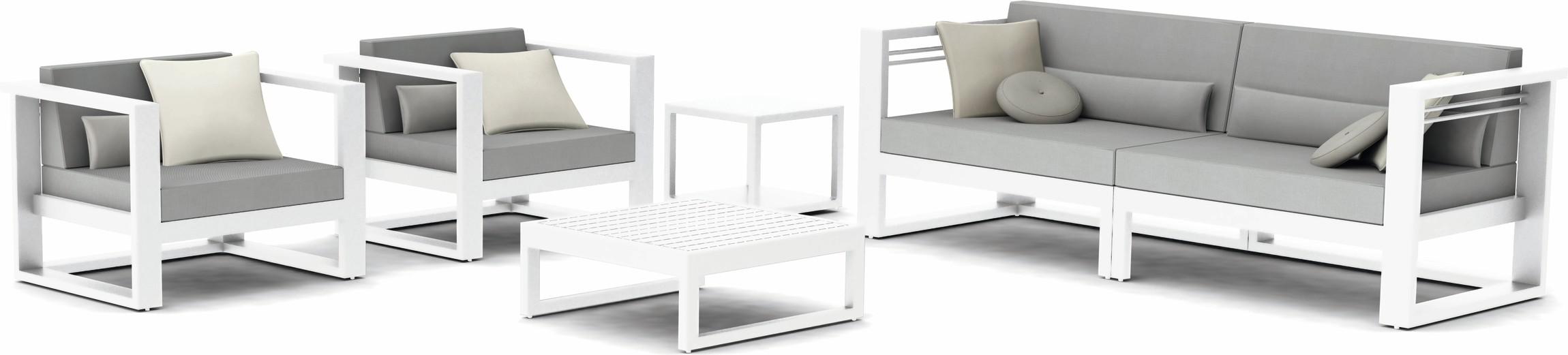 Concept 3 белый текстиль белый Manutti Fuse MNST933