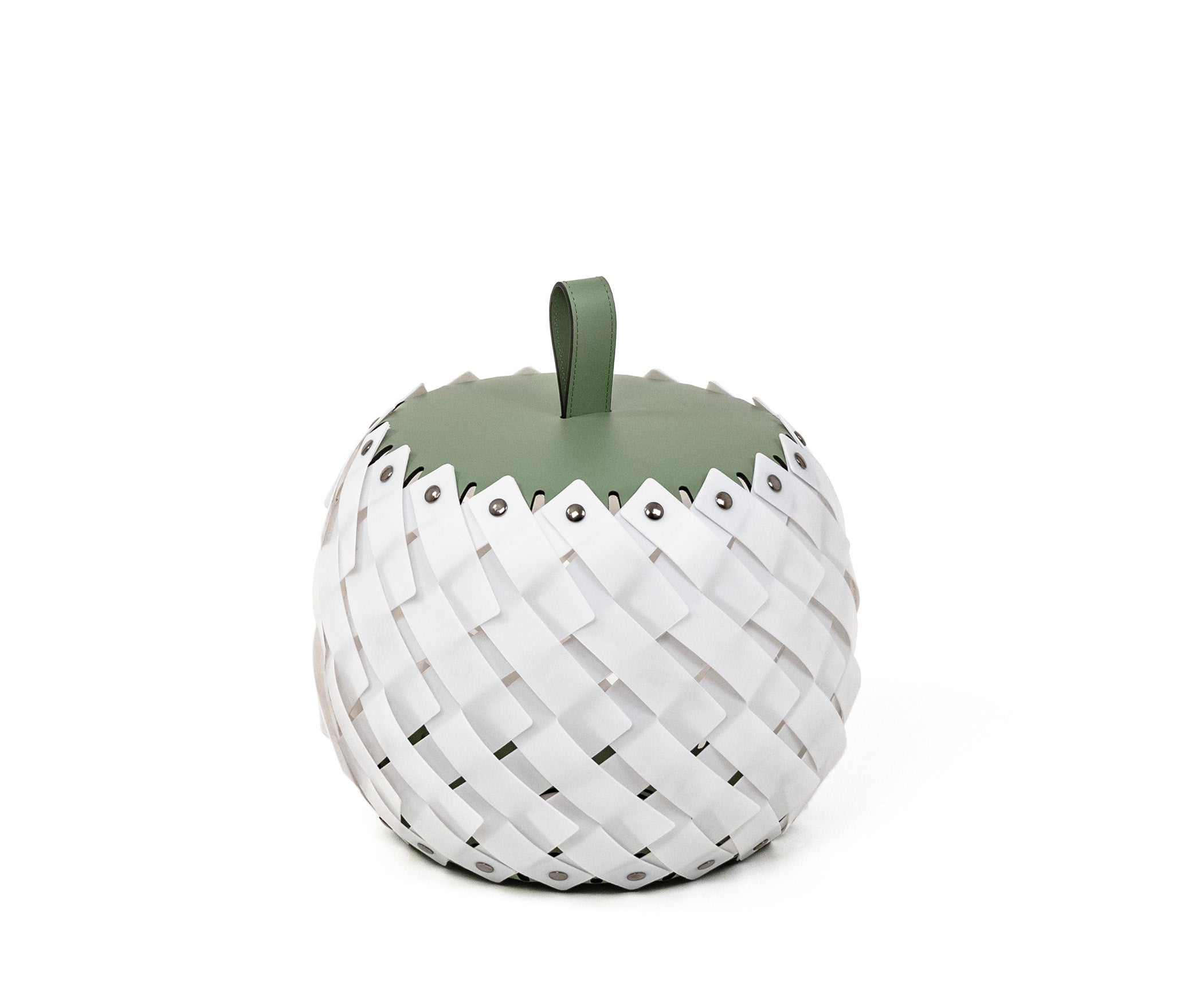 Напольный фонарь Almeria - Ø 45XH36 см / регенерированная кожа_coffee Pinetti 00.2074.082.015 - Вид №2