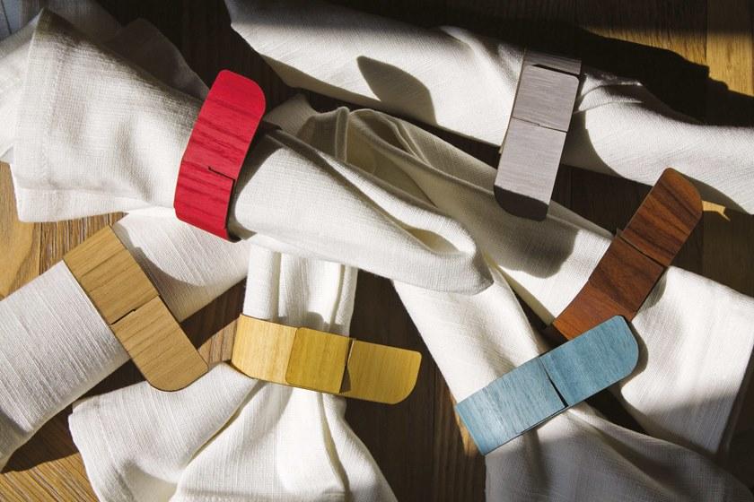 LIGNIS® Набор деревянных салфетниц из 6 предметов Nelumbo sun-id-1355603 - Вид №3