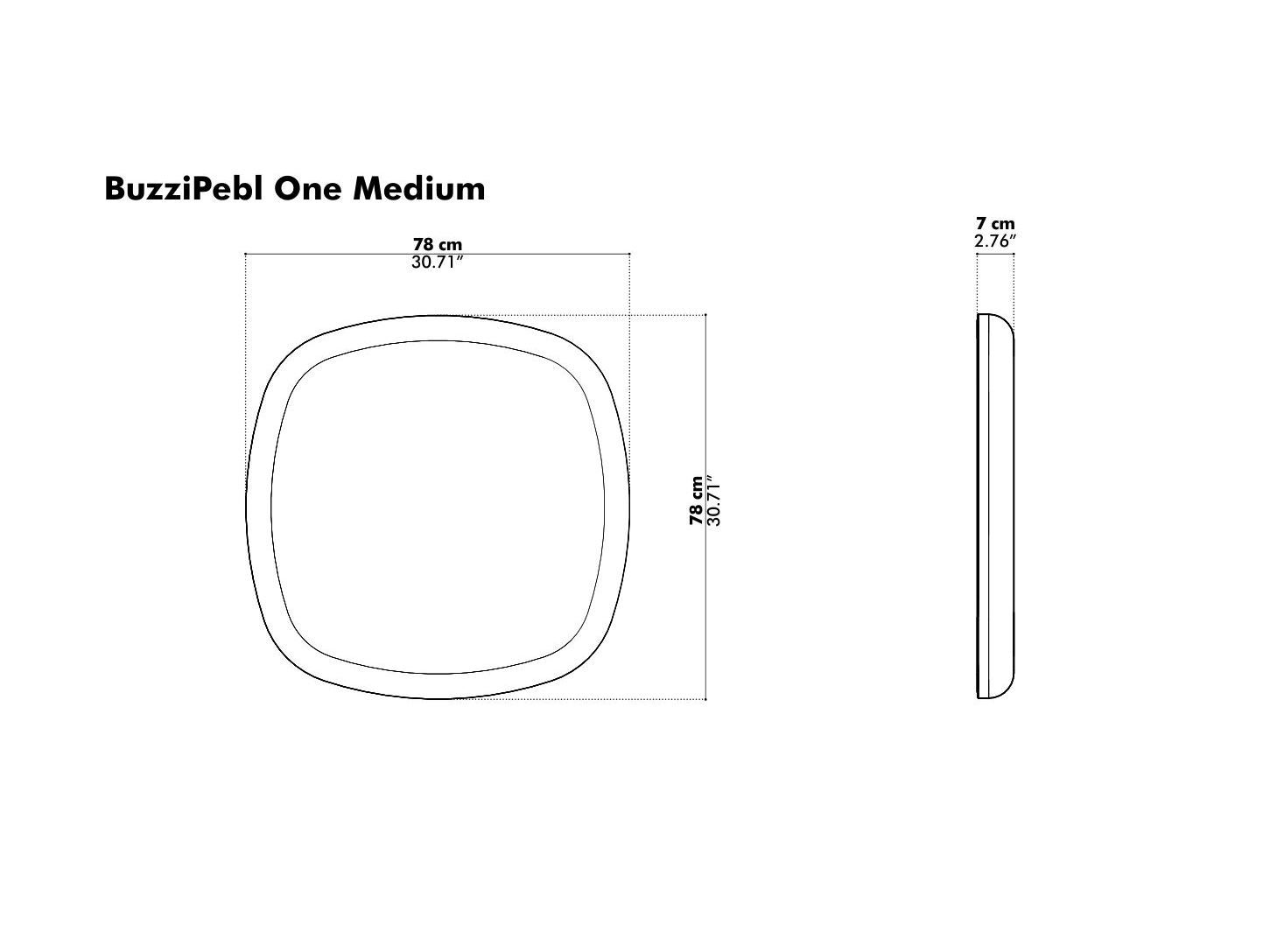Ткань акустическая панель BuzziSpace BuzziPebl ARCH-00111725 - Вид №12
