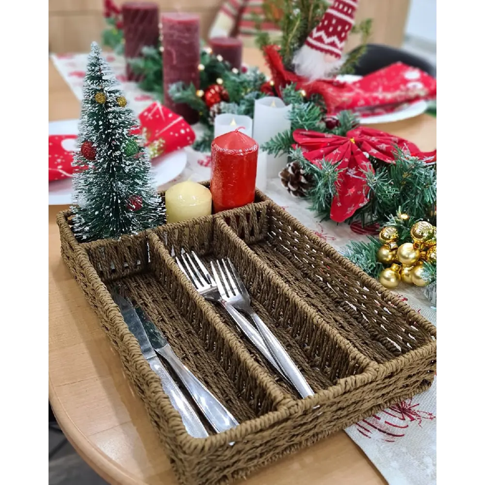 Santreyd Органайзер из бумажного шпагата для аккуратного хранения мелочей 82280876 Лоток STLM-0023947 - Вид №5