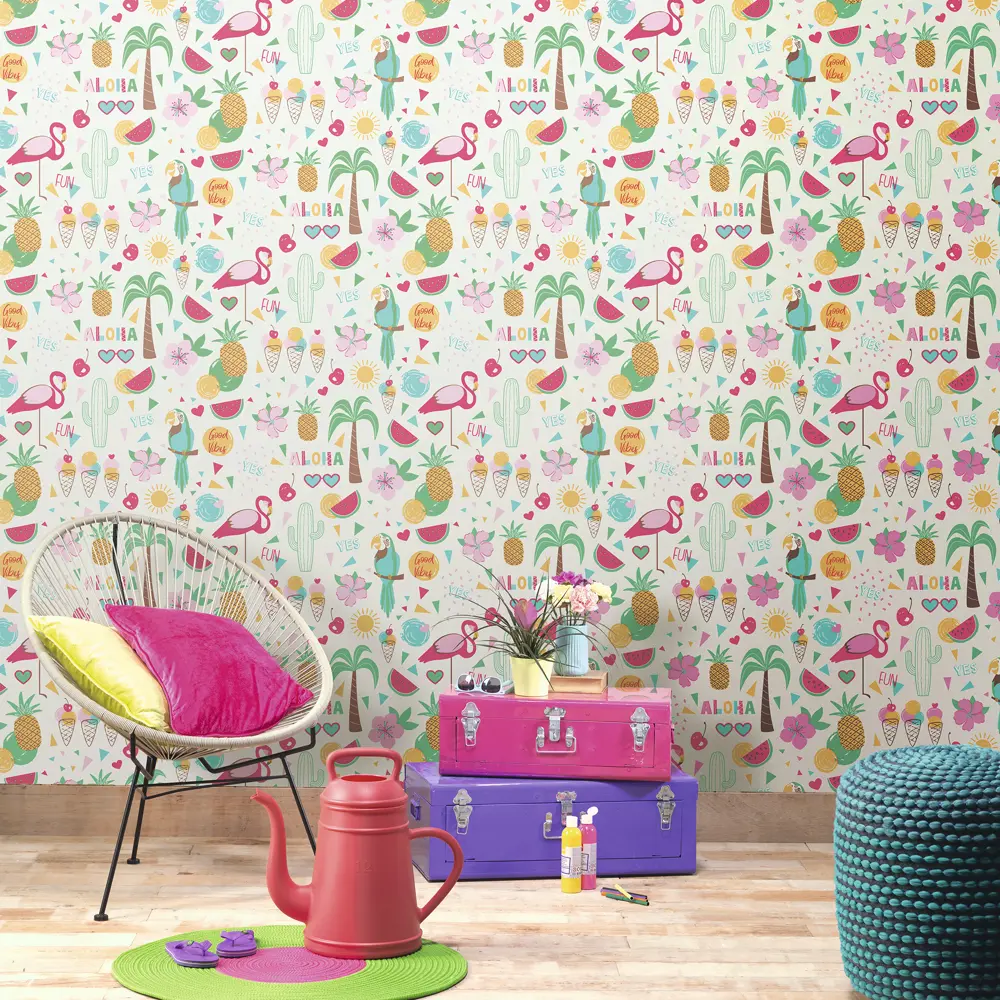 Обои флизелиновые Rasch Kids & Teens III «Aloha» 0.53 м RA 815238 82477149 STLM-2098524 - Вид №2