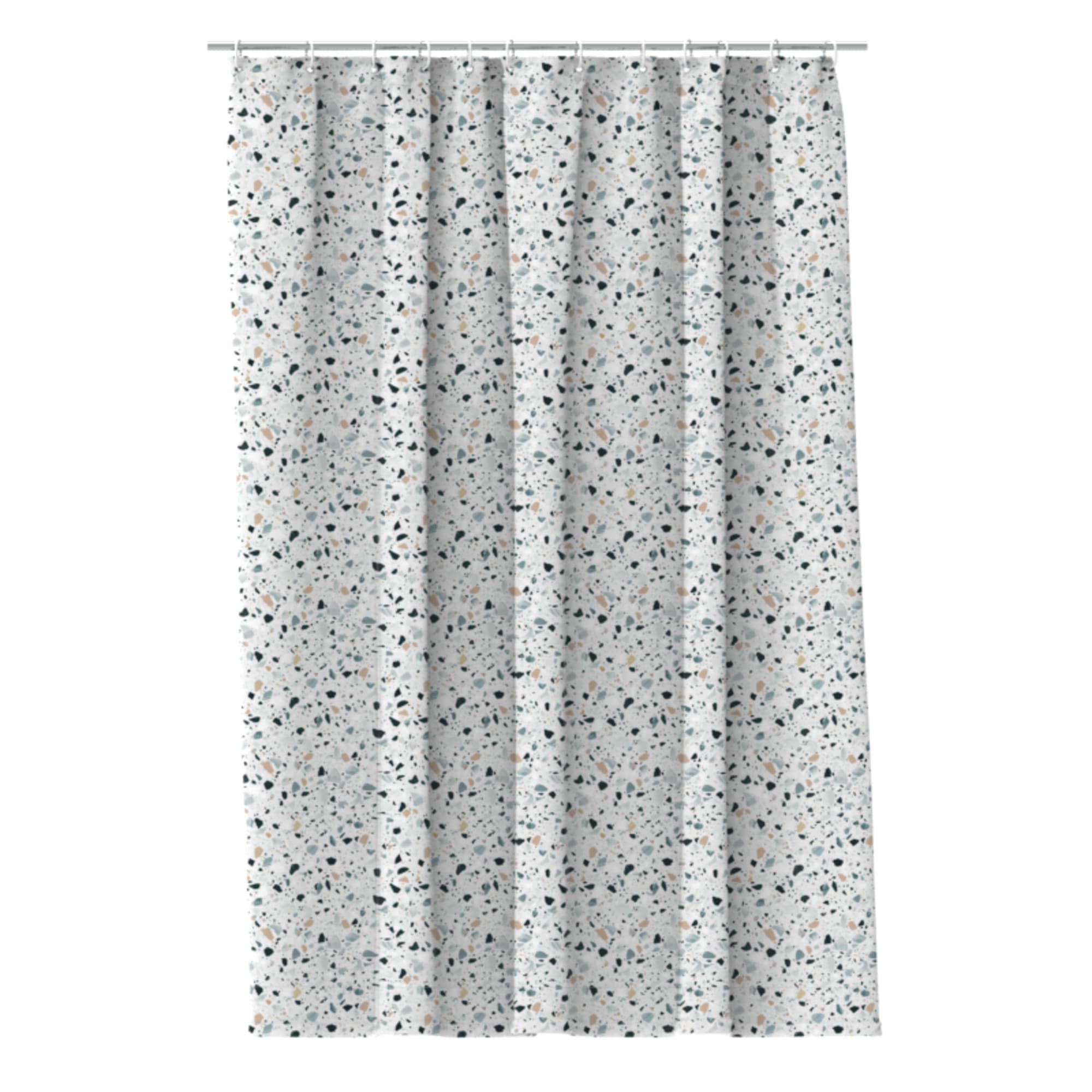85200841 Шторка для ванной комнаты Lemer Terrazzo 180x200 см полиэстер цвет разноцветный нет Santreyd  - Вид №1