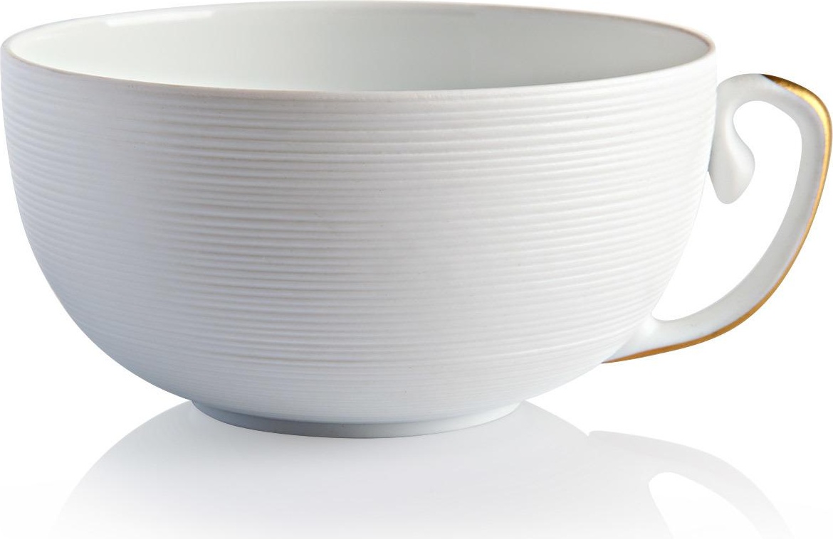 66834 JL Coquet Чашка для завтрака 400мл "Хемисфер" (золотой) Фарфор 