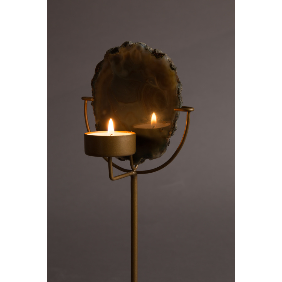 Подсвечник Gem зеленый Dutchbone 8300009 - Вид №7