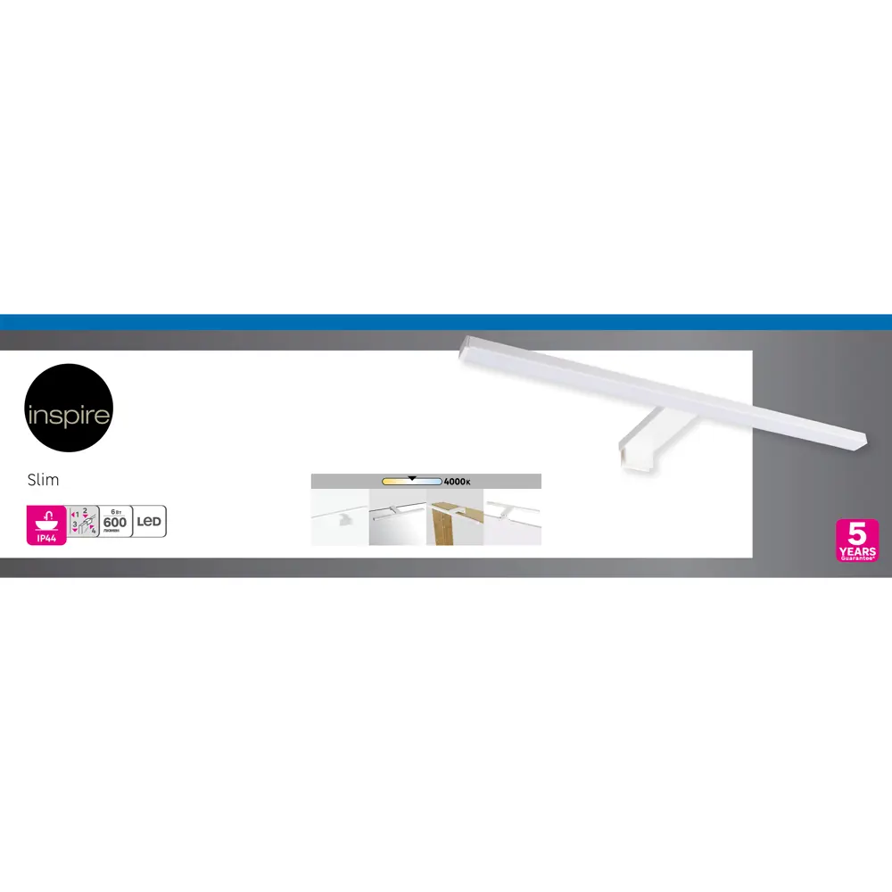 INSPIRE Slim — элегантная подсветка для зеркала с защитой от влаги 82666395 STLM-0033313 - Вид №3