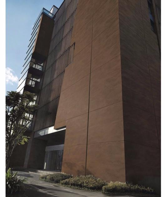 FMG Стены / напольная плитка из керамогранита под металл Maxfine iron sun-id-1449684 - Вид №3