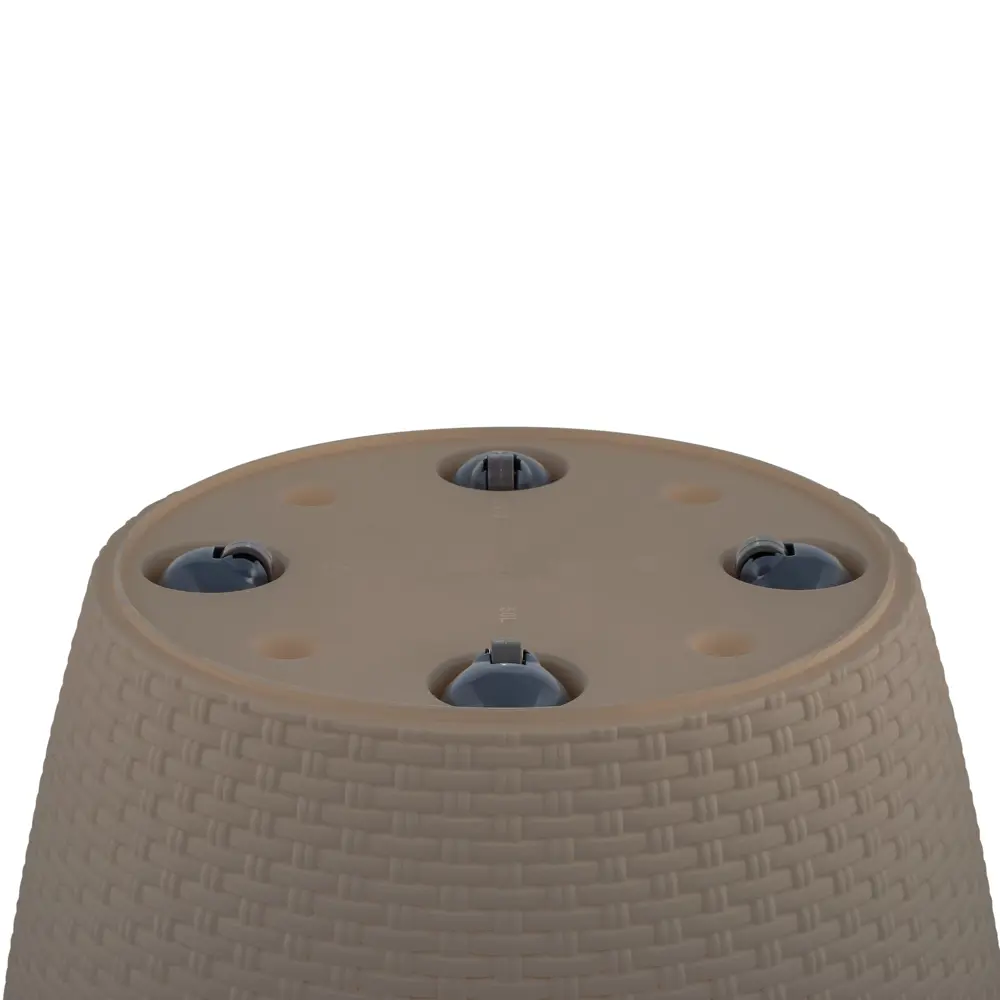 Кашпо для цветов Ingreen Rattan ø47 h47 см v50 л пластик французский платан 89359534 STLM-2082568 - Вид №4