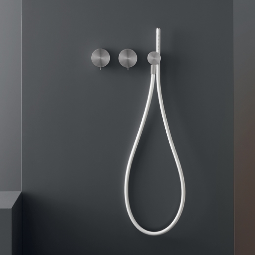 Ручной душ шланг в цветной силиконовой резины с подключением скобка / вода  FLX06 CEADESIGN  - Вид №2