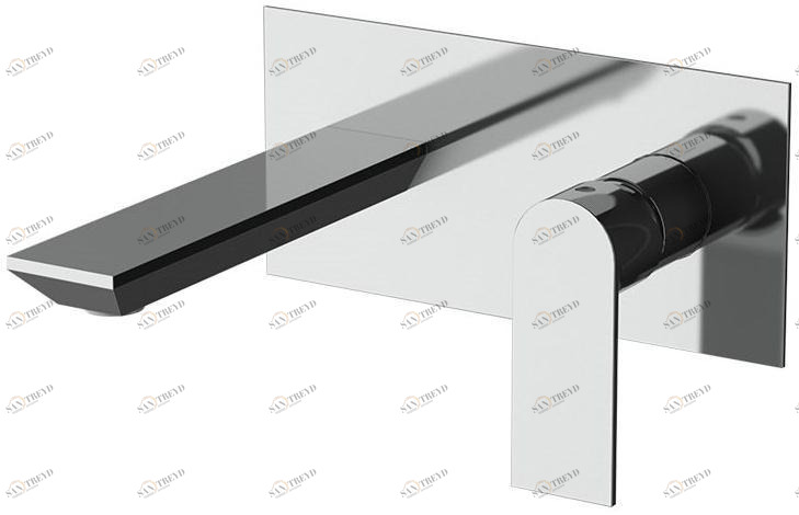 Rubinetterie Mariani Смеситель для раковины настенный, однорычажный, с тарелкой Avenue 565av