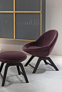 Кресло  MERIDIANI JO base fissa