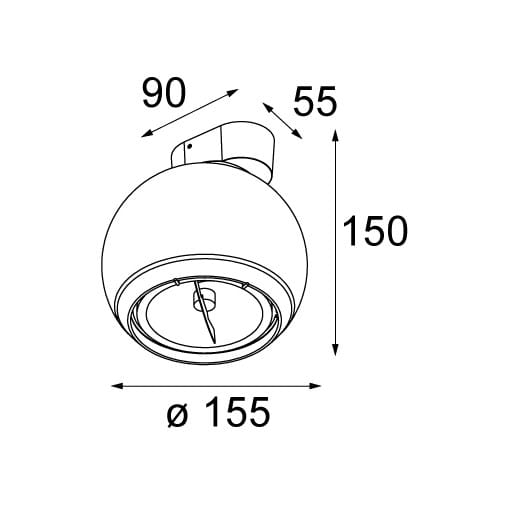 Регулируемый потолочный светодиодный прожектор Modular Lighting Instruments Bolster ARCH-00147526 - Вид №3