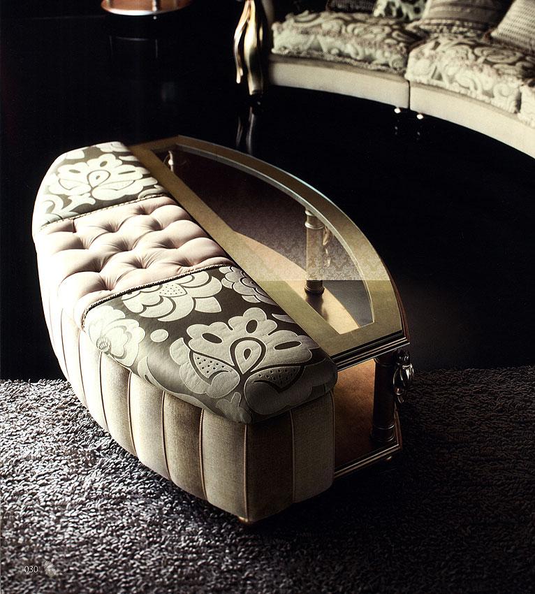 Стол журнальный  PAOLO LUCCHETTA TIFFANY tavolino pouf 