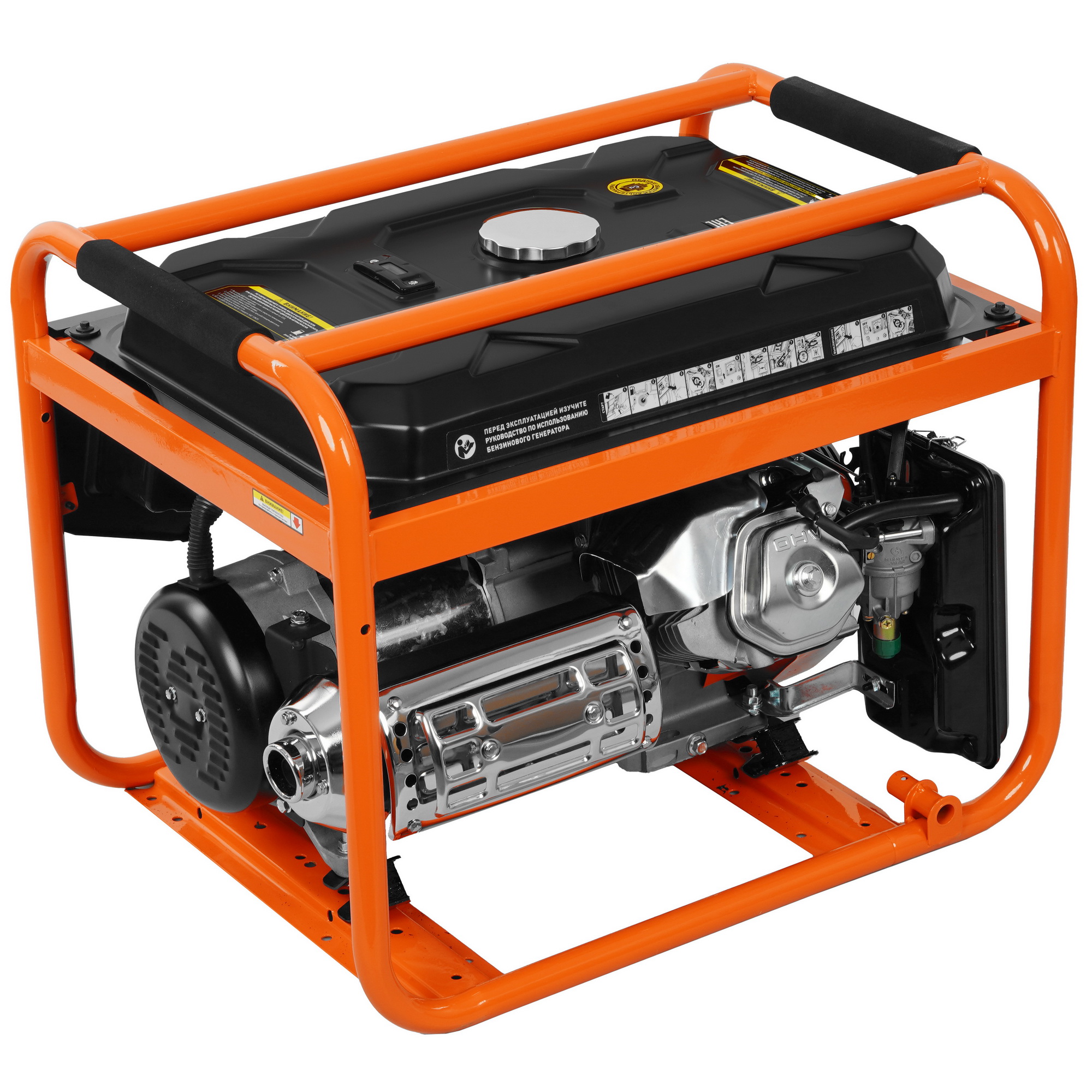 Электрогенератор   бензиновый Carver PPG-6500Е 1081882 STDN-0044078 - Вид №2