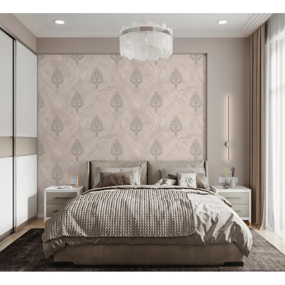 Обои флизелиновые Anturage Dominica бежевые 1.06 м AN8926-26 STLM-2074202 - Вид №2