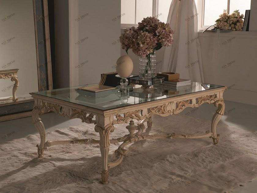 Grifoni Silvano Прямоугольный деревянный журнальный столик для гостиной  Art. 3619 