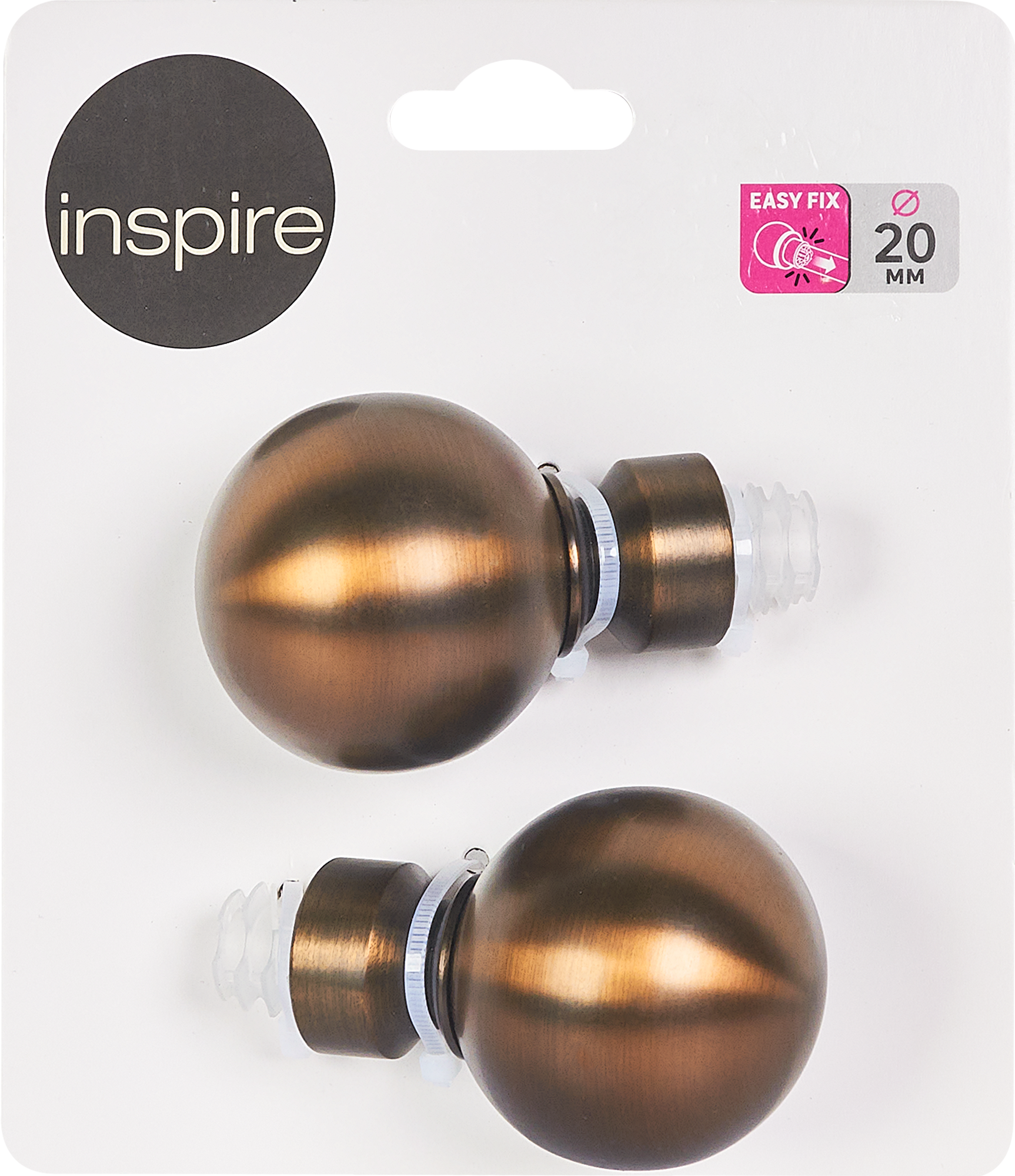 Наконечник для карниза INSPIRE античная медь 20 см 85186717 STLM-0059631 - Вид №2