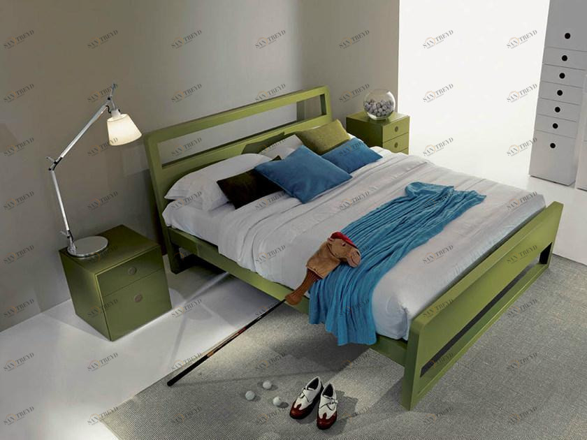 Fimar Двойная лакированная кровать для контейнера Feel sun-id-1404248