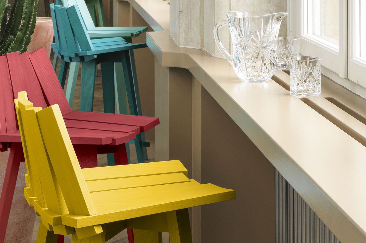 Табурет из ясеня Mogg FRANK ARCH-00046665 - Вид №1