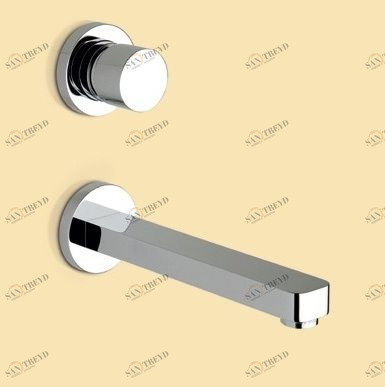 4887 1 TOOL Смеситель для раковины настенный цвет хром Mamoli 38136