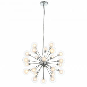 Подвесная люстра ST Luce Dualita SL431.103.24 ST LUCE ДИЗАЙНЕРСКИЕ, DUALITA 328594 Хром;прозрачный