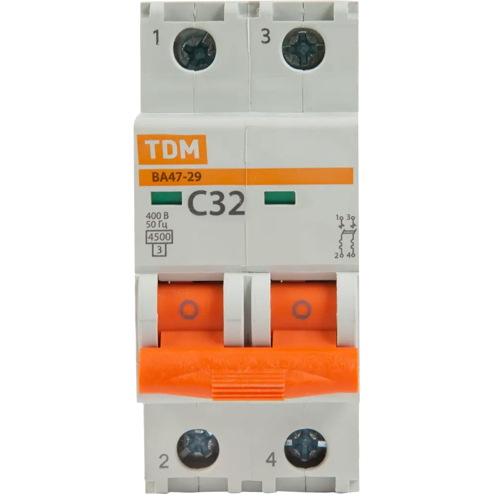 Автоматический выключатель TDM Electric ВА47-29 32А для защиты электросетей 84399485 STLM-0049258 - Вид №1