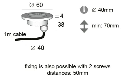 Наружная латунная светодиодная метка BEL-LIGHTING GENESIS 110° ARCH-00097726 - Вид №3