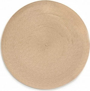 10577204 Harman Салфетка подстановочная круглая 38см "Улитка" (песочная) ПВХ