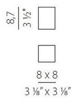 PANZERI Светодиодный потолочный светильник из алюминия Two sun-id-1365156 - Вид №1