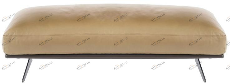 ENNE Прямоугольный кожаный пуф Imperious sun-id-1435463