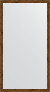 BY 0750 Зеркало в багетной раме - красная бронза 37 mm EVOFORM Definite