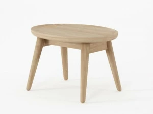 KARPENTER Овальный журнальный столик из массива дерева East Ea06-oo, ea06-wo