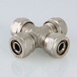 VTm.341.N.261626 Фитинг обжимной – крестовина Valtec 26 х 16 х 26 х 16 мм  - Вид №5