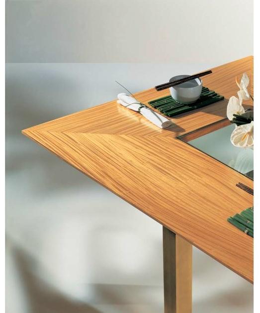 OAK Стол из дерева и стекла Percorsi sun-id-1419778 - Вид №1